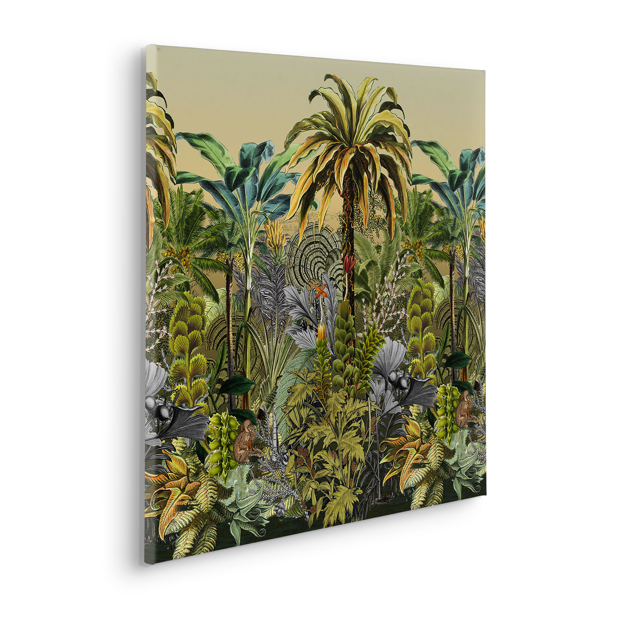 Komar Leinwandbild »Tropical Heat«, (1 St.), 60x60 cm (Breite x Höhe), Keil günstig online kaufen