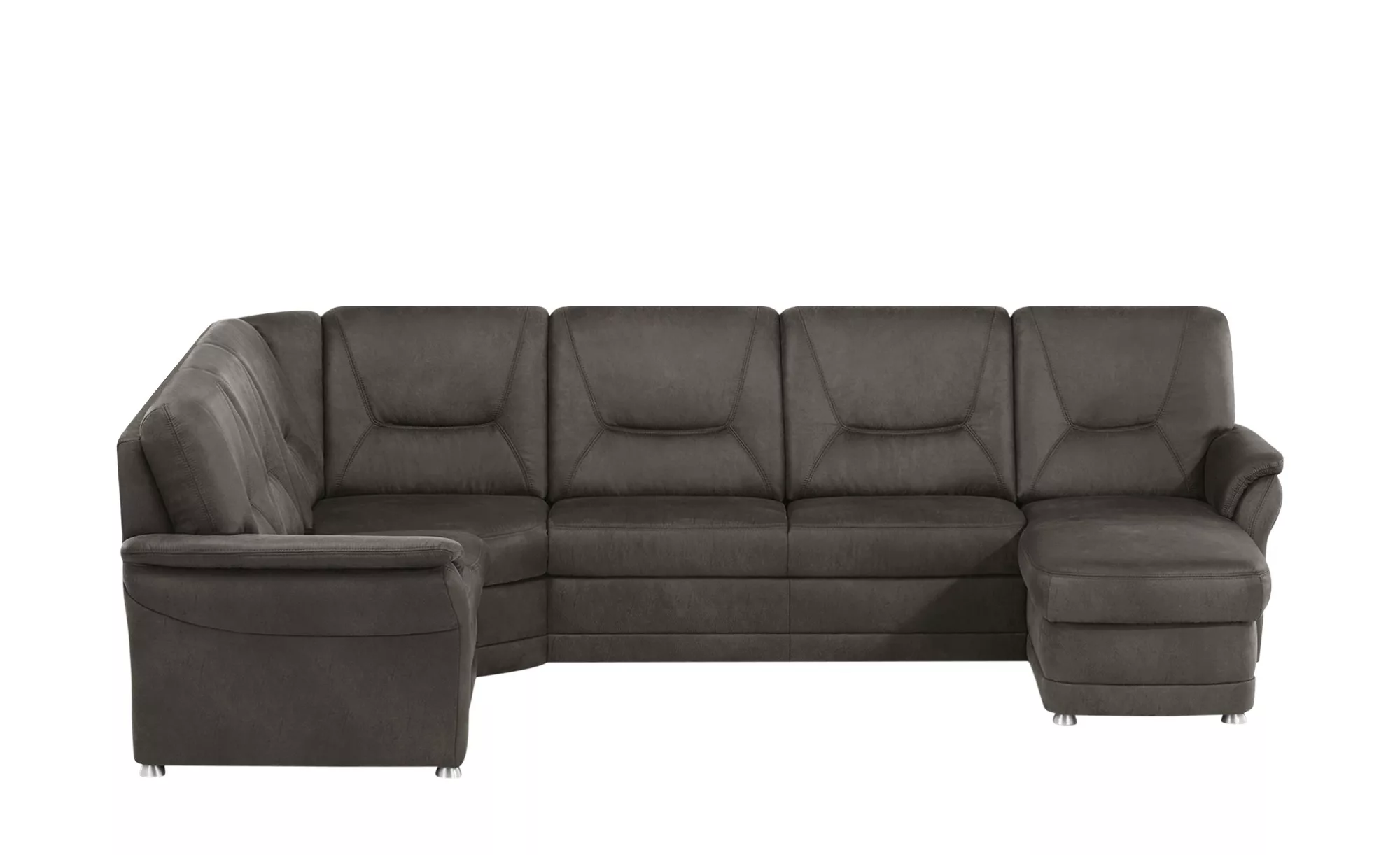 meinSofa Wohnlandschaft  Edda - grau - 96 cm - Polstermöbel > Sofas > Wohnl günstig online kaufen