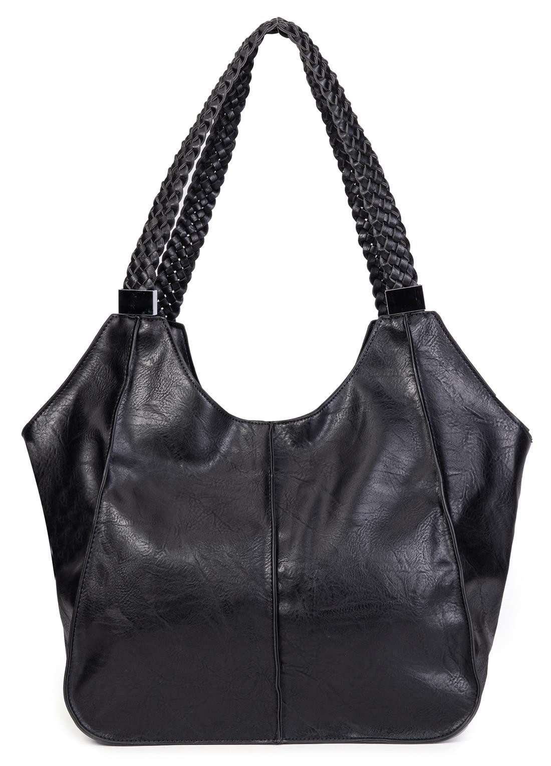 ITALYSHOP24 Schultertasche Damen XXL FLECHTOPTIK Hand-Tasche günstig online kaufen