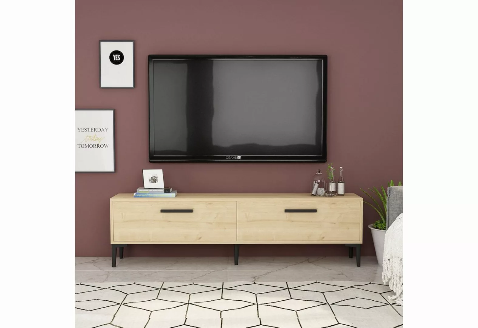 Skye Decor TV-Schrank Schränke, 45x150x29,6 cm, 100% Melaminbeschichtete Pa günstig online kaufen