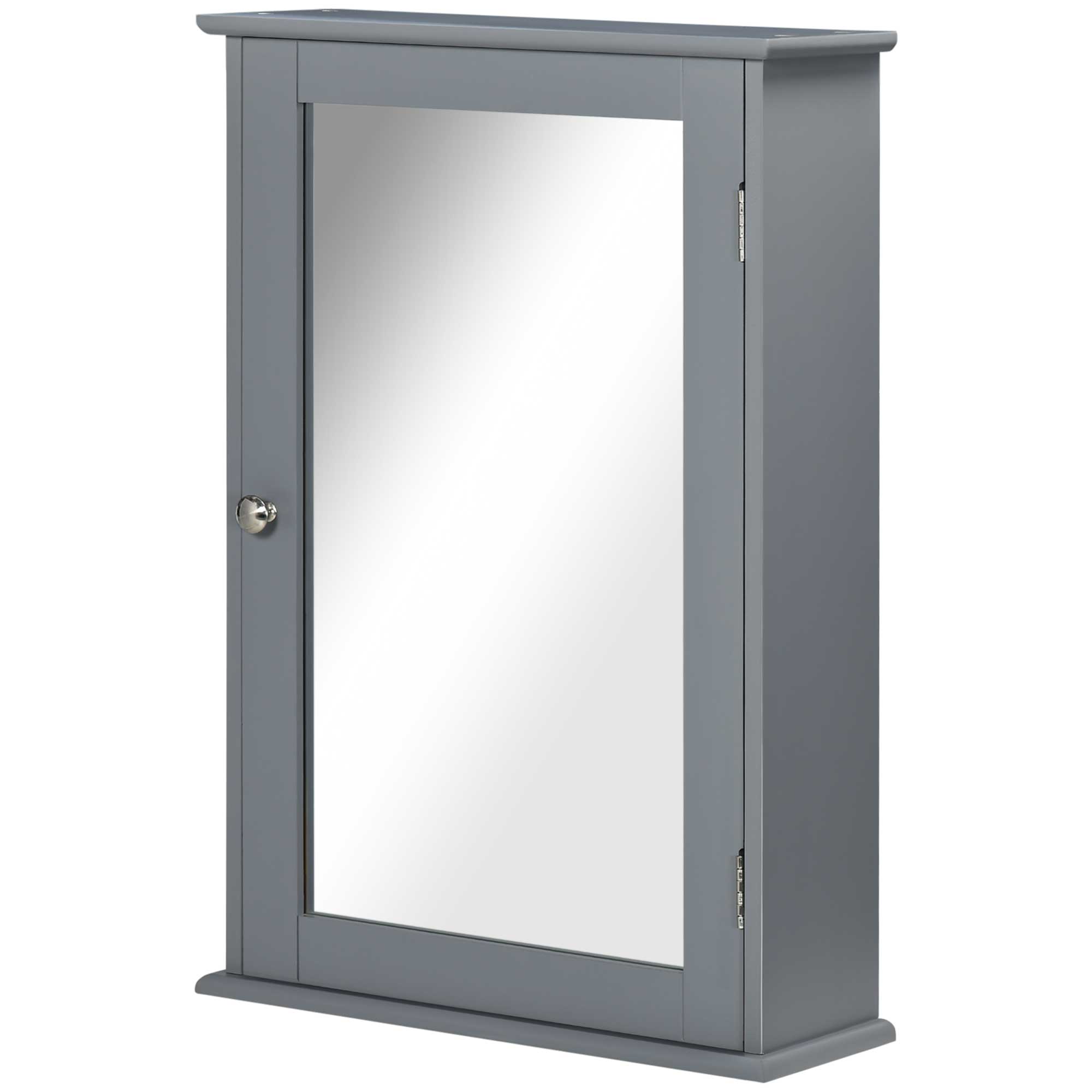 kleankin Wandschrank für Badezimmer mit Spiegel - Spiegelschrank - Toilette günstig online kaufen