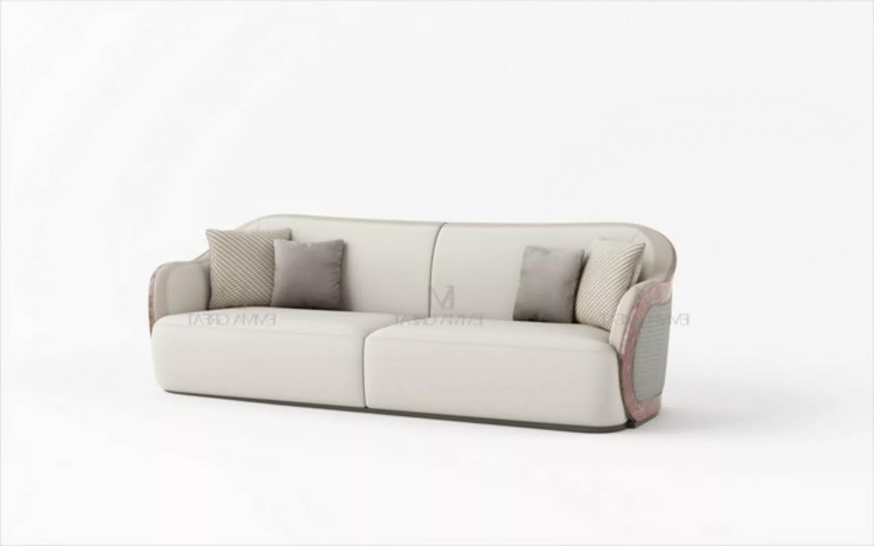 Xlmoebel Sofa Neues Luxus-Sofa für drei Personen, modernes Dreisitzer-Sofa, günstig online kaufen