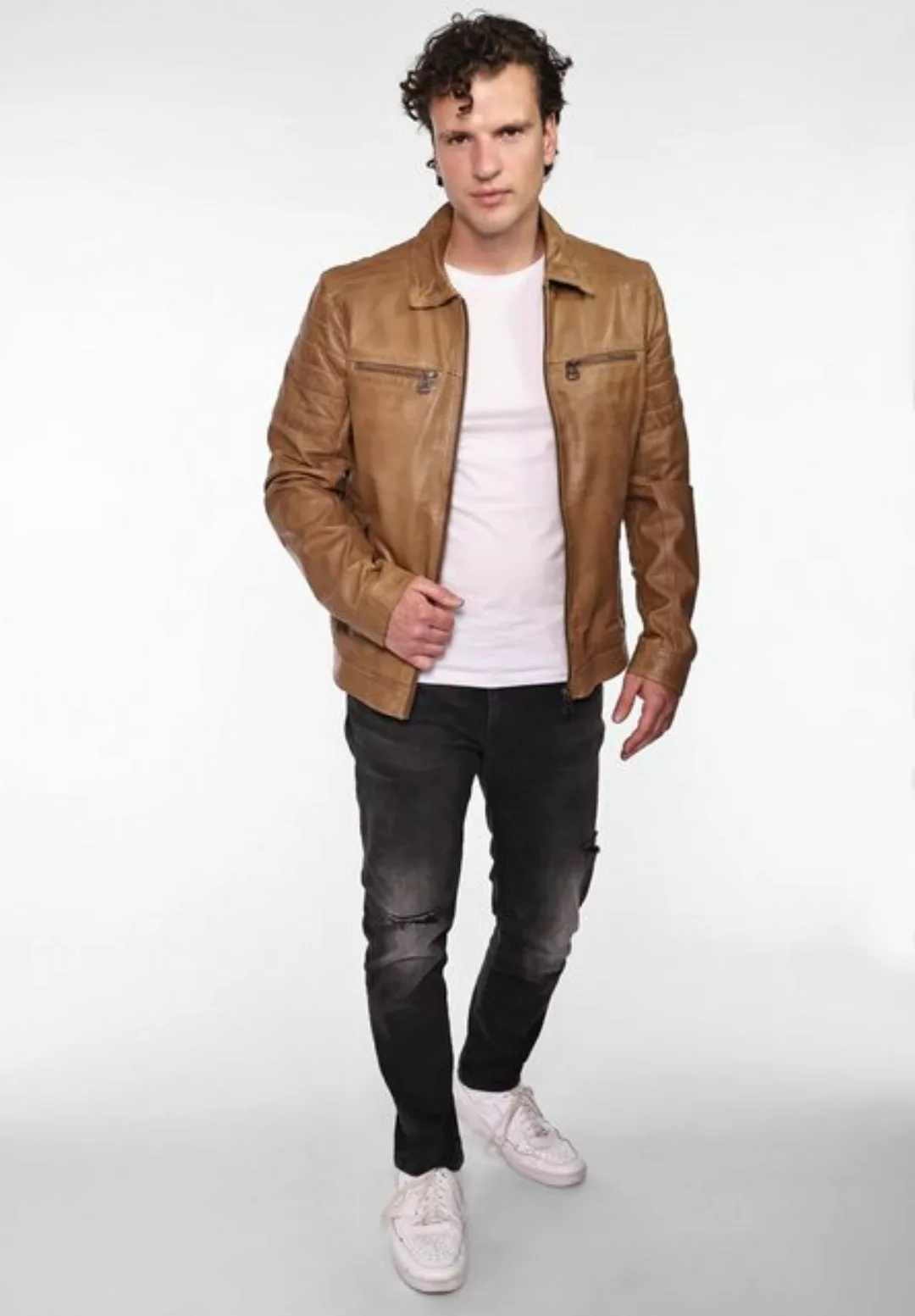 Maze Lederjacke "William" günstig online kaufen