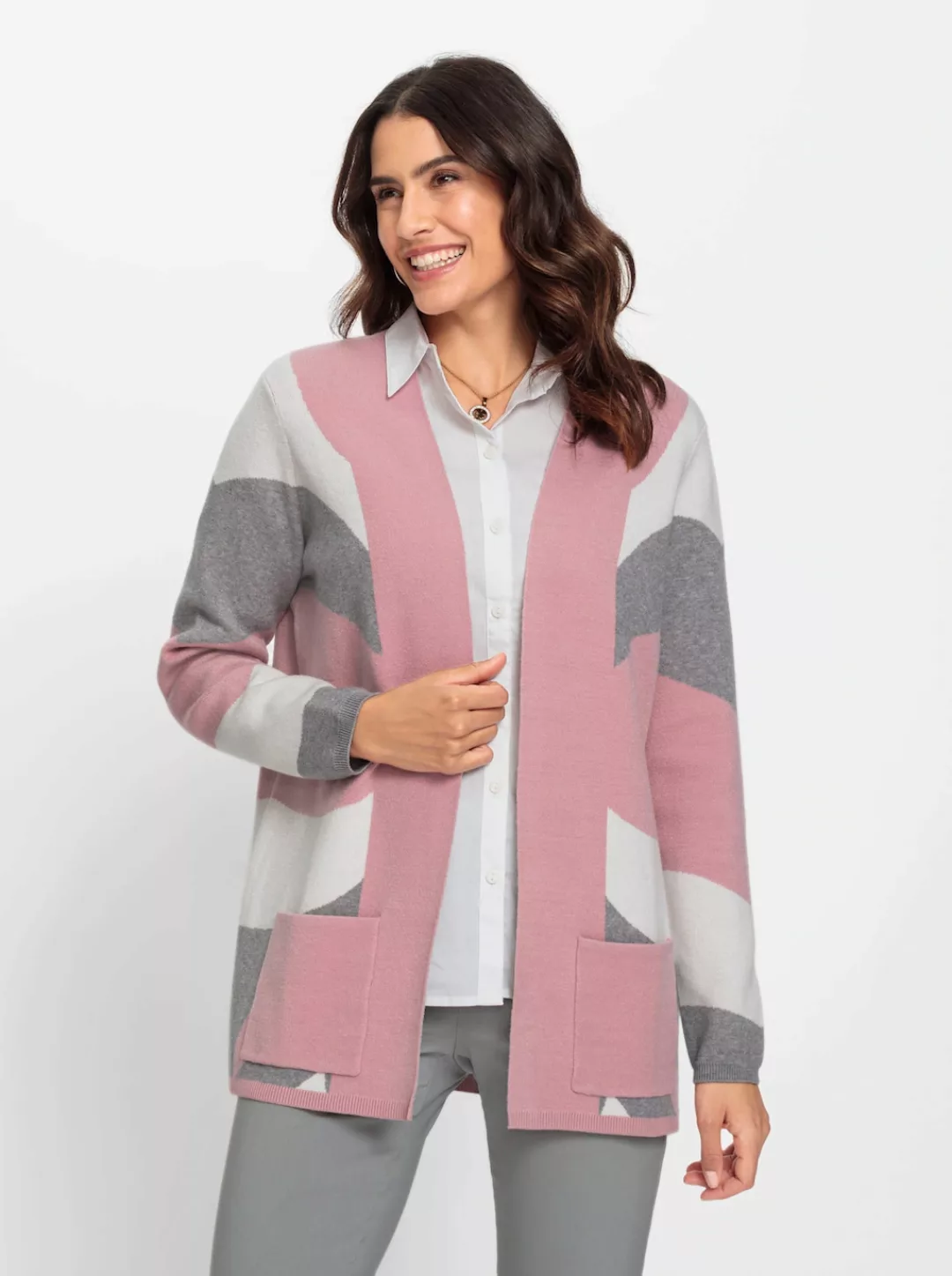 Inspirationen Jacquardstrickjacke günstig online kaufen