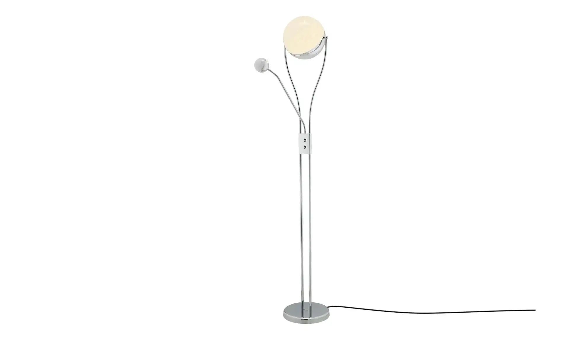 Trio LED-Deckenfluter  2-flammig  chrom   ¦ silber ¦ Maße (cm): H: 180  Ø: günstig online kaufen