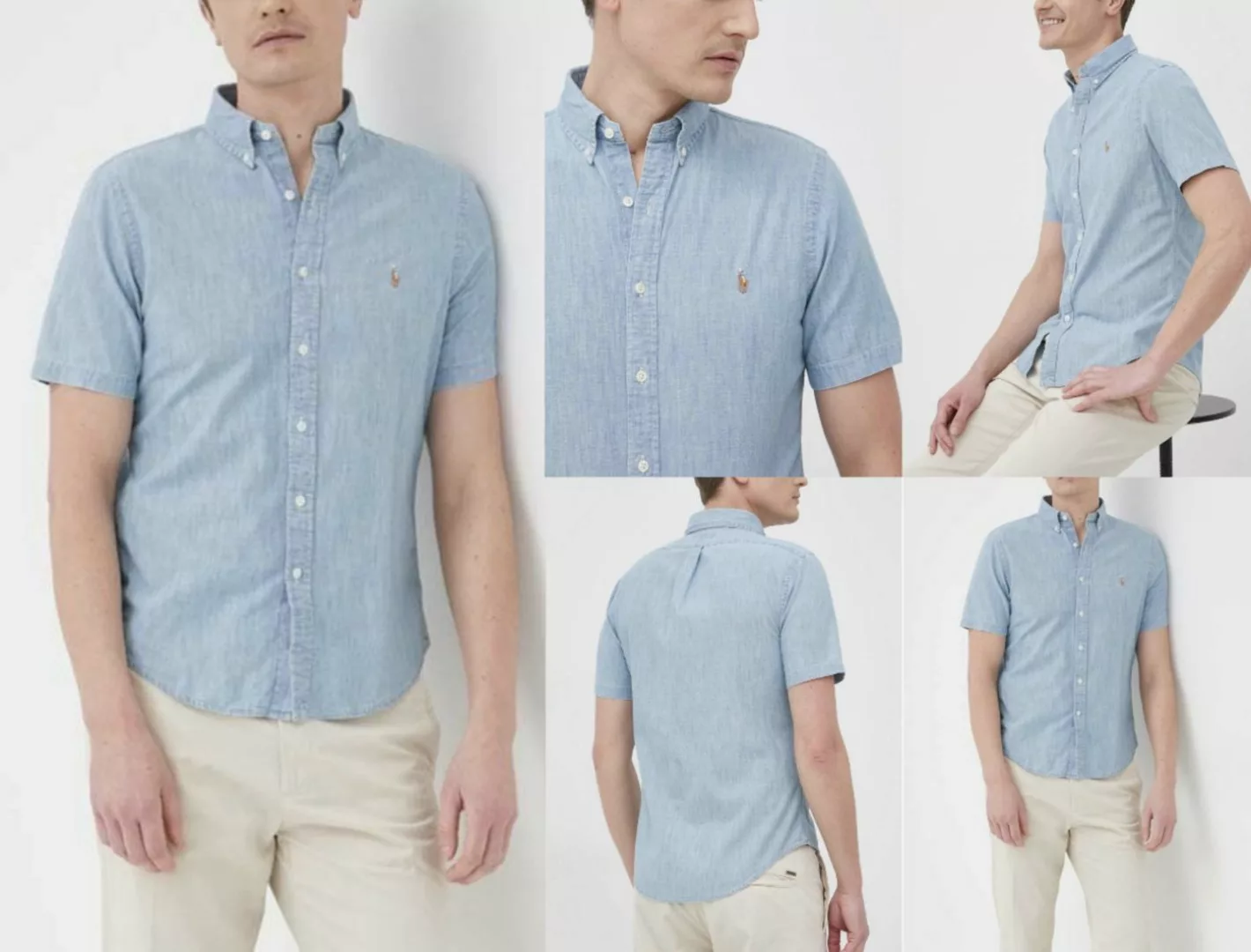 Ralph Lauren Langarmhemd POLO RALPH LAUREN Mens Slim Fit Shirt Heritage Col günstig online kaufen