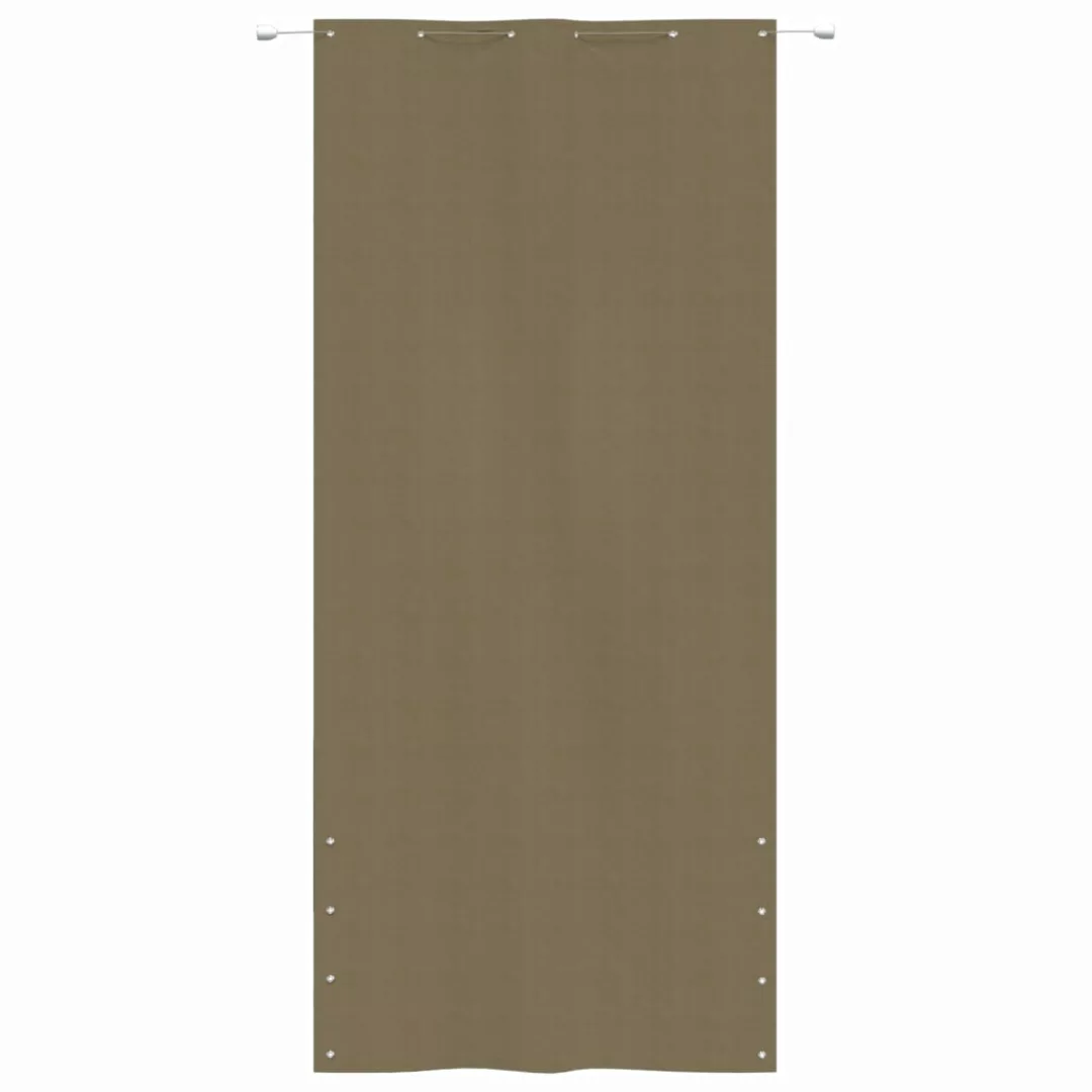 Vidaxl Balkon-sichtschutz Taupe 120x240 Cm Oxford-gewebe günstig online kaufen