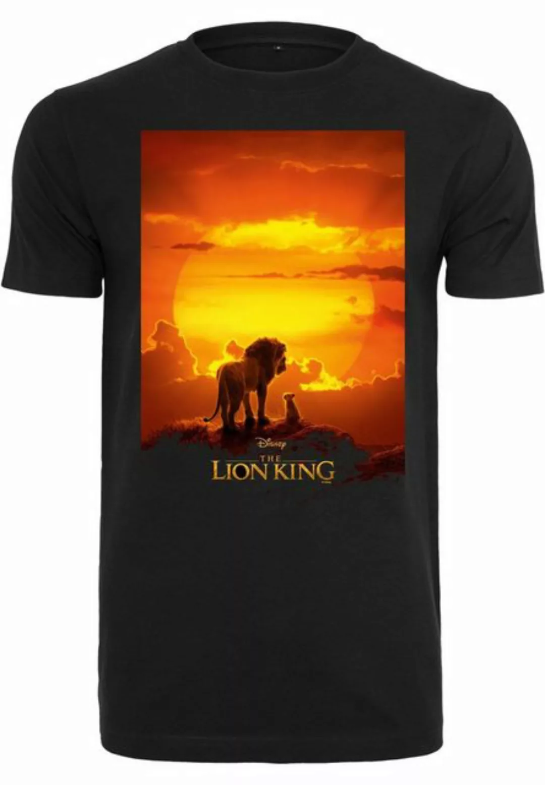 Merchcode T-Shirt LION KING SUNSET TEE MC506 Black günstig online kaufen
