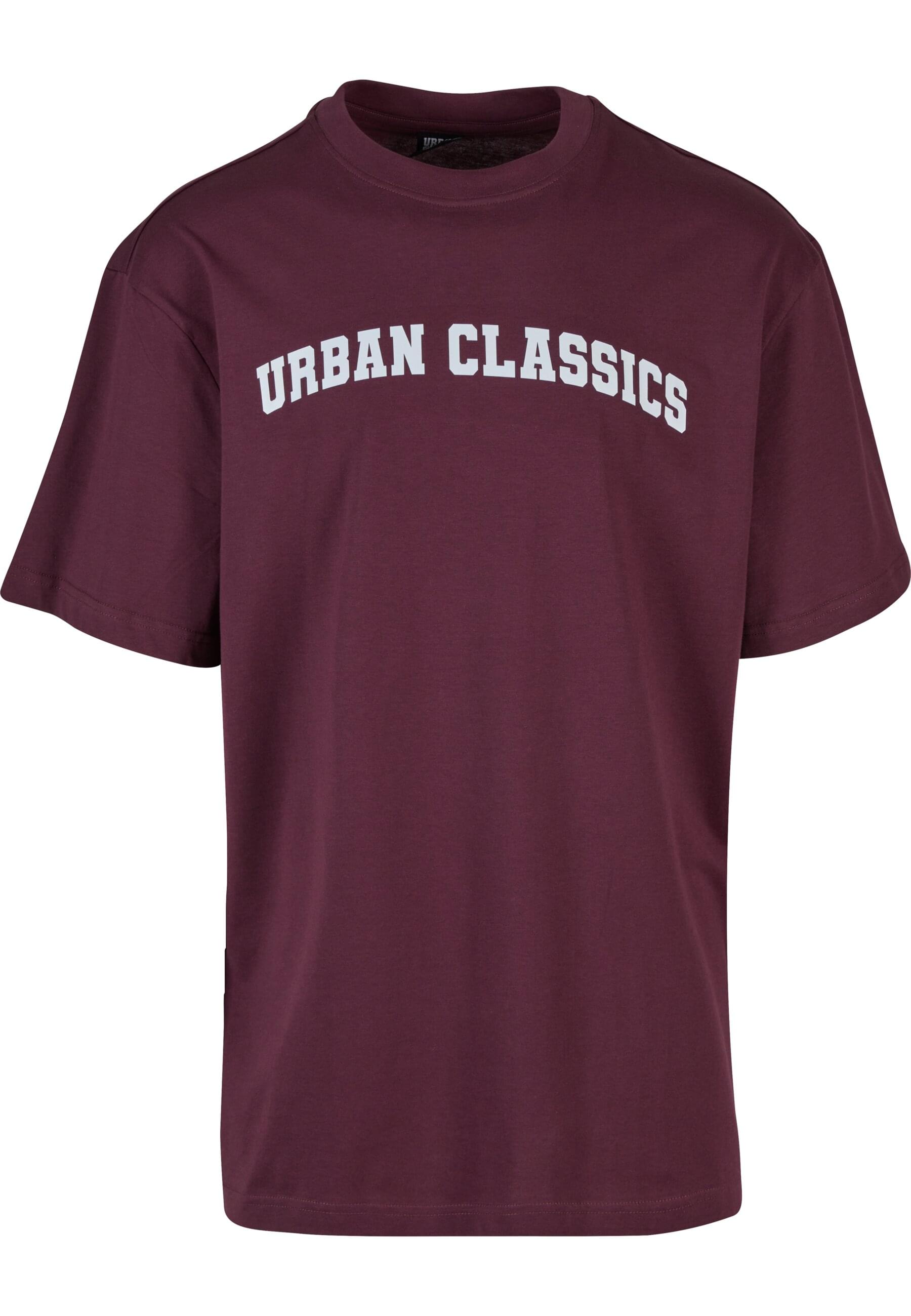 URBAN CLASSICS T-Shirt "Urban Classics UC College Logo Tall Tee", (1 tlg.) günstig online kaufen