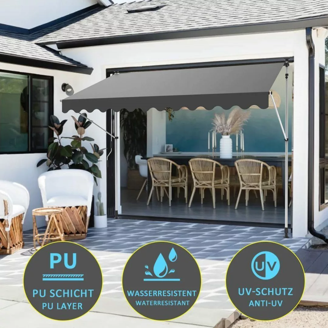 Melko Klemmmarkise Klemmmarkise Sonnenschutz Markise Fenstermarkise günstig online kaufen