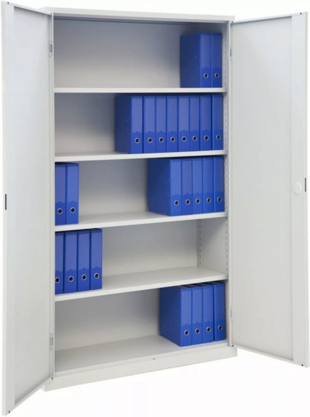 Bisley Light Aktenschrank Flügeltürenschrank Eco montiert 4 Böden 5 OH HxBx günstig online kaufen