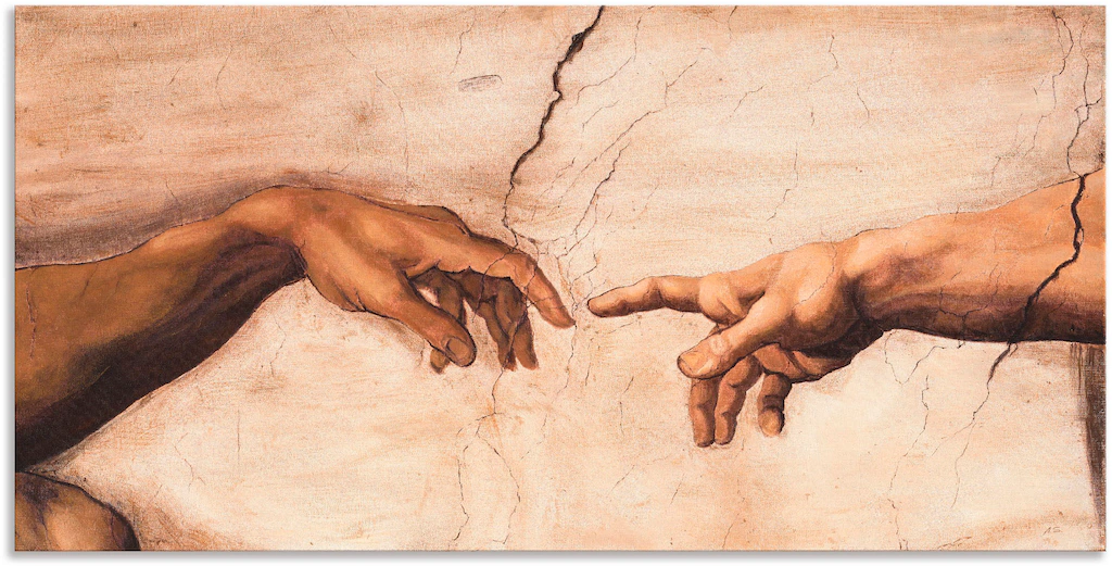 Artland Wandbild "Hände", Religion, (1 St.), als Alubild, Outdoorbild, Lein günstig online kaufen