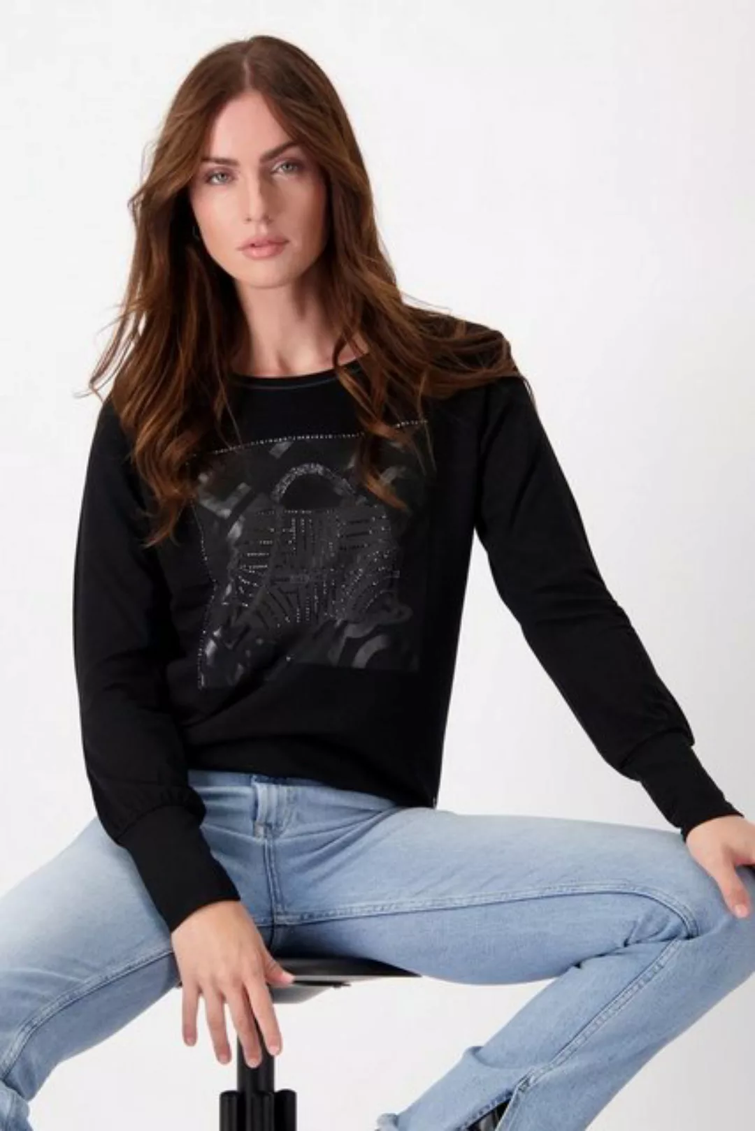 Monari T-Shirt Pullover, schwarz günstig online kaufen