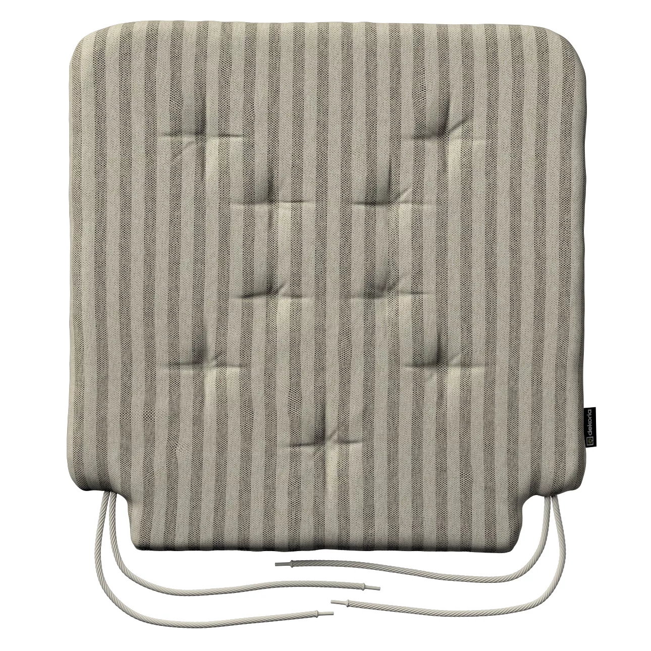 Stuhlkissen Christoph mit Bindeschnur, beige-braun, 42 x 41 x 3,5 cm, Outdo günstig online kaufen