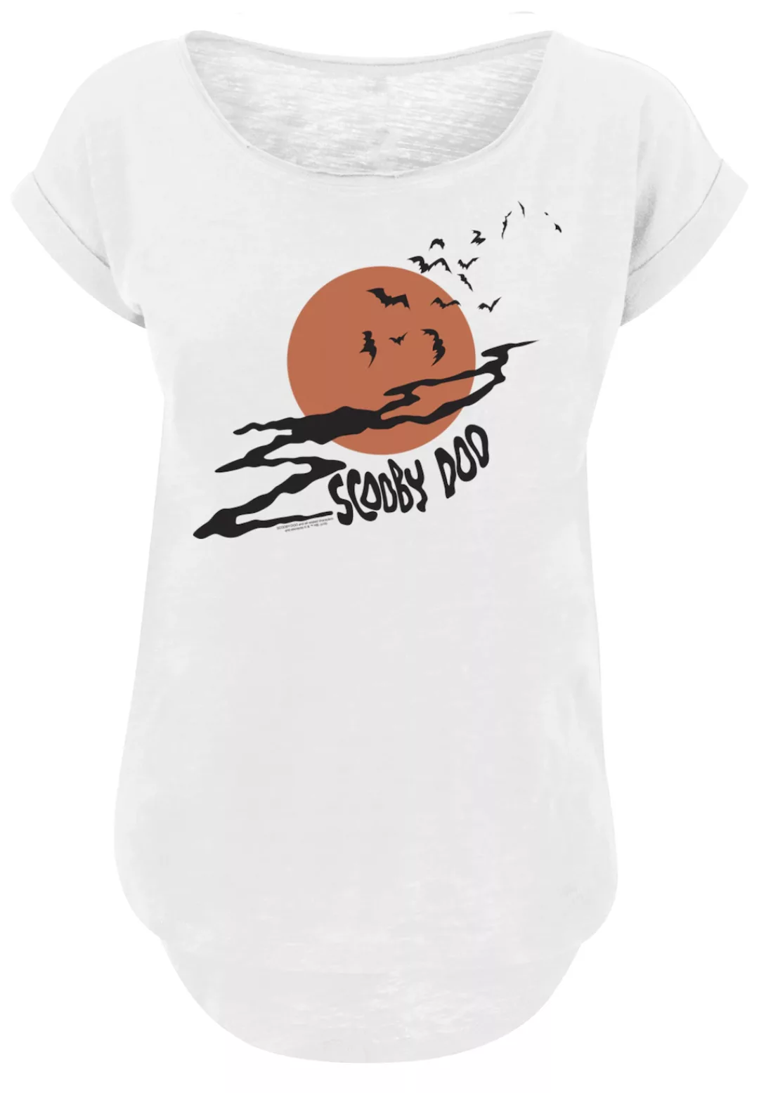 F4NT4STIC T-Shirt "Scooby Doo Spooky Moon Mond", Damen,Premium Merch,Lang,L günstig online kaufen