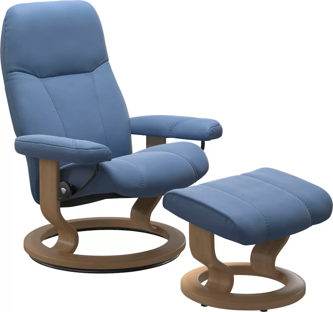 Stressless Relaxsessel "Consul", (Set, Relaxsessel mit Hocker), mit Hocker, günstig online kaufen