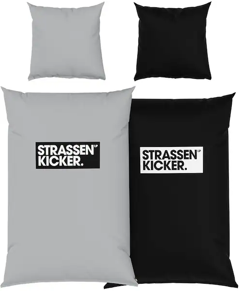 Wendebettwäsche »Strassenkicker by Lukas Podolski«, (2 tlg.), mit tollem Mo günstig online kaufen