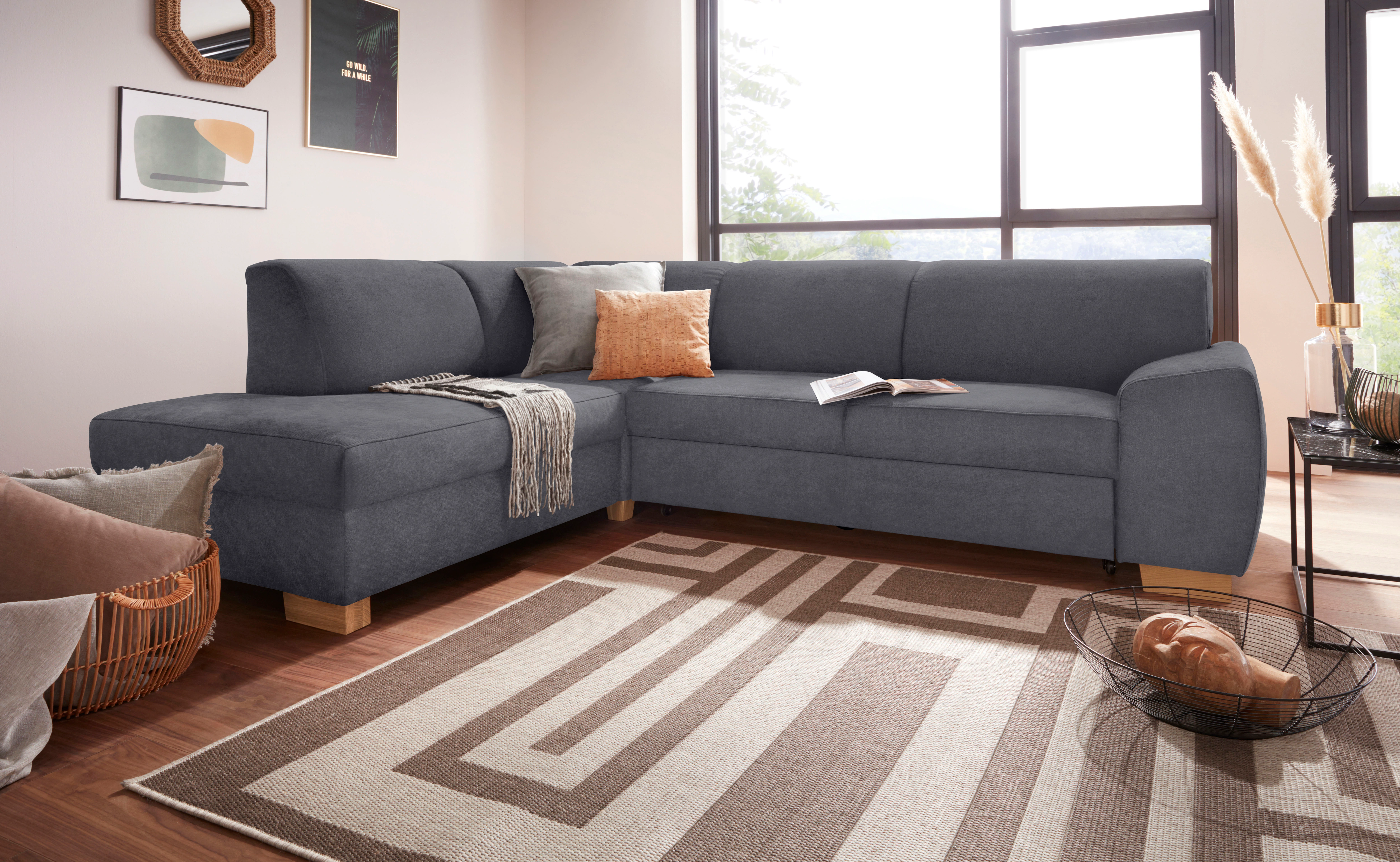DOMO collection Ecksofa "Incanto kubische Formensprache, komfortabel, L-For günstig online kaufen