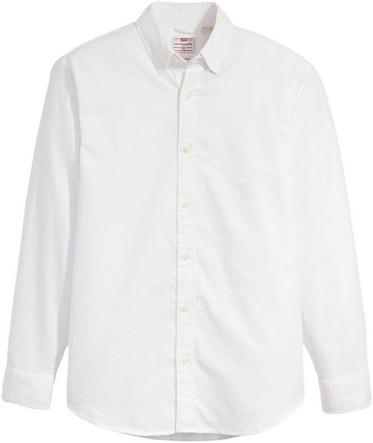 Levi's® Langarmhemd AUTHENTIC BUTTON DOWN mit Ton-in-Ton Logostickerei auf günstig online kaufen