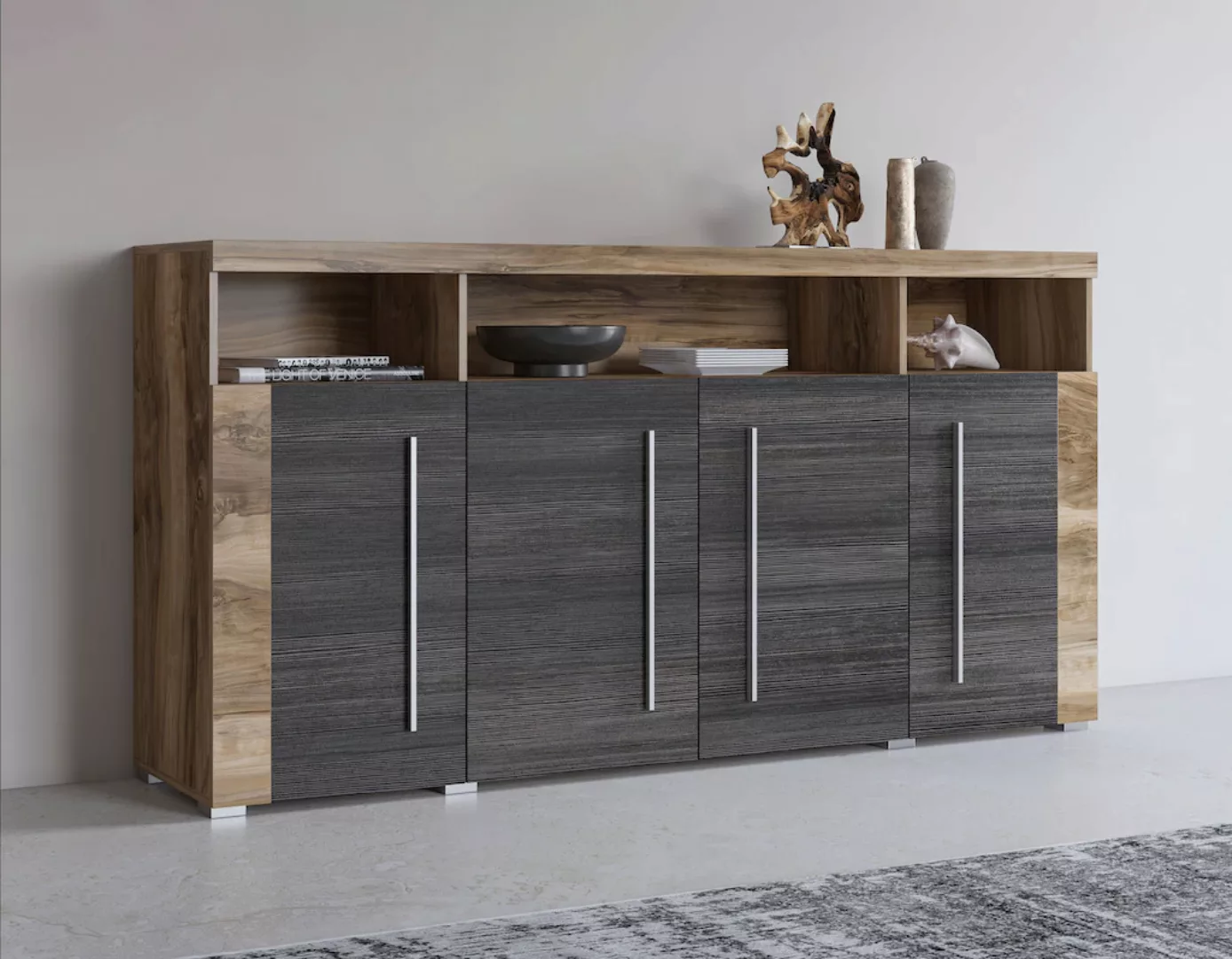 INOSIGN Sideboard "Roger,Breite 182cm, stilvolle Schrank mit 4 Türen", Komm günstig online kaufen