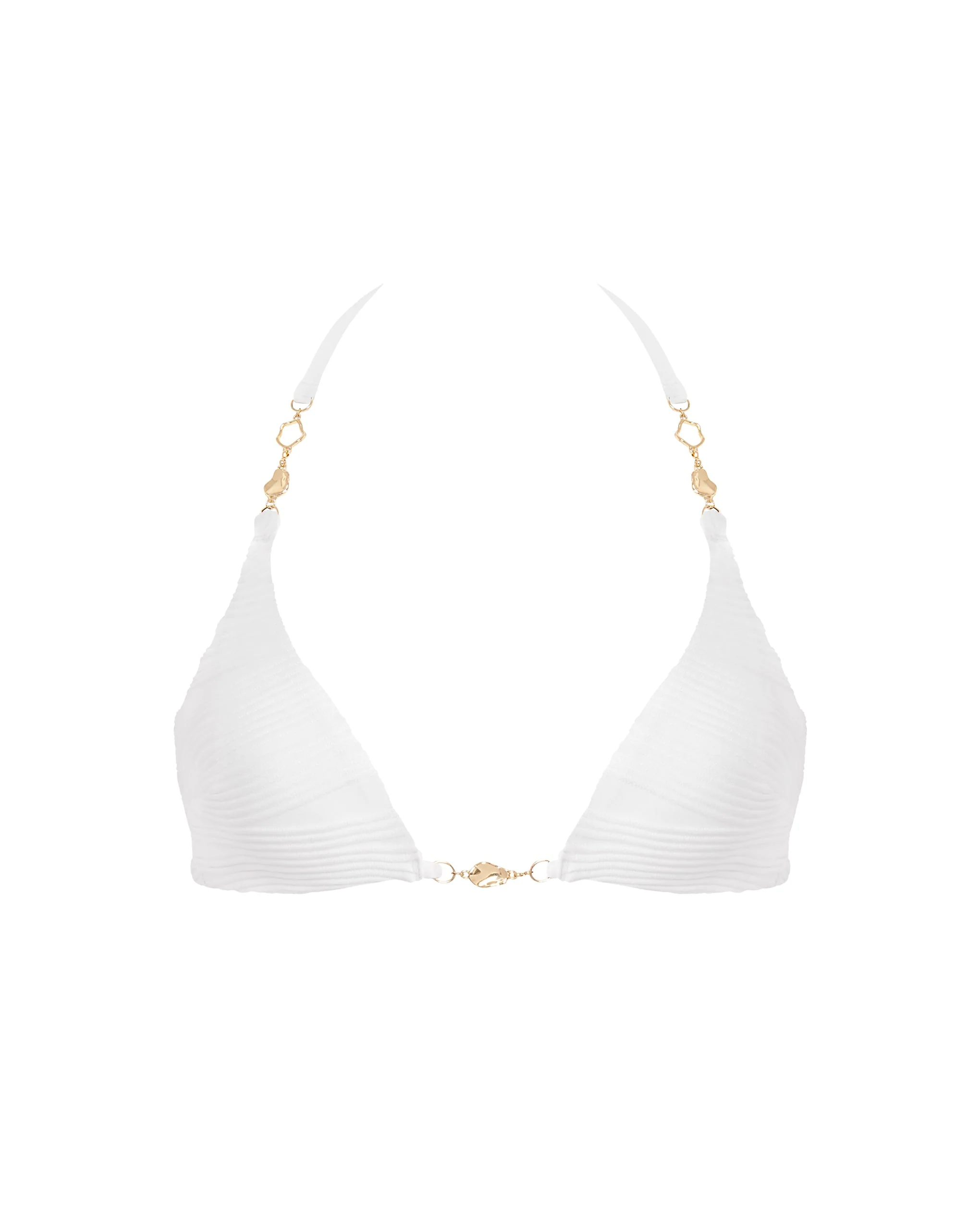 Bluebella Orta Triangel Bikini-Top Weiß günstig online kaufen