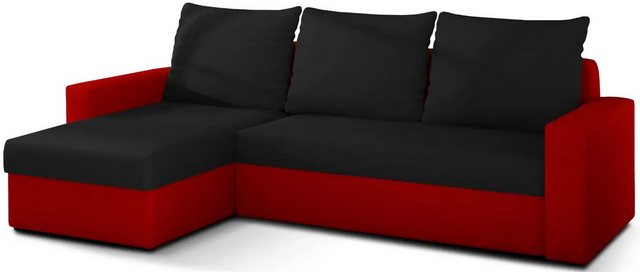 DB-Möbel Ecksofa "SIMPLE" Bester Preis vom Hersteller, Ecksofa mit Schlaffu günstig online kaufen