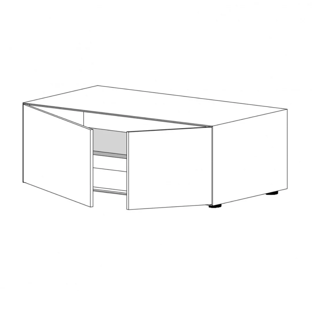 Piure - Nex Pur Box Türbox 120x52.5x48cm - weiß RAL 9016/MDF matt lackiert/ günstig online kaufen