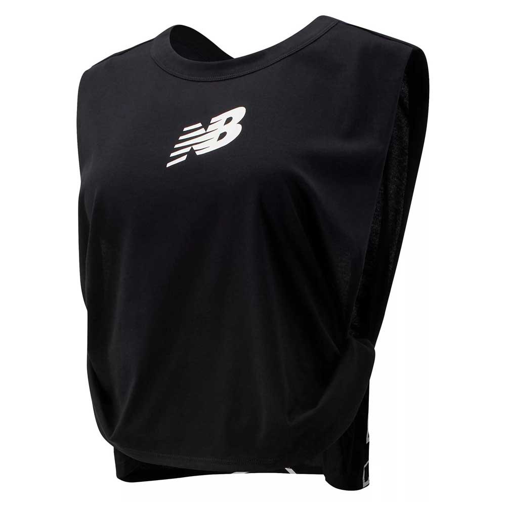 New Balance Relentless Graphic Ärmelloses T-shirt S Black günstig online kaufen