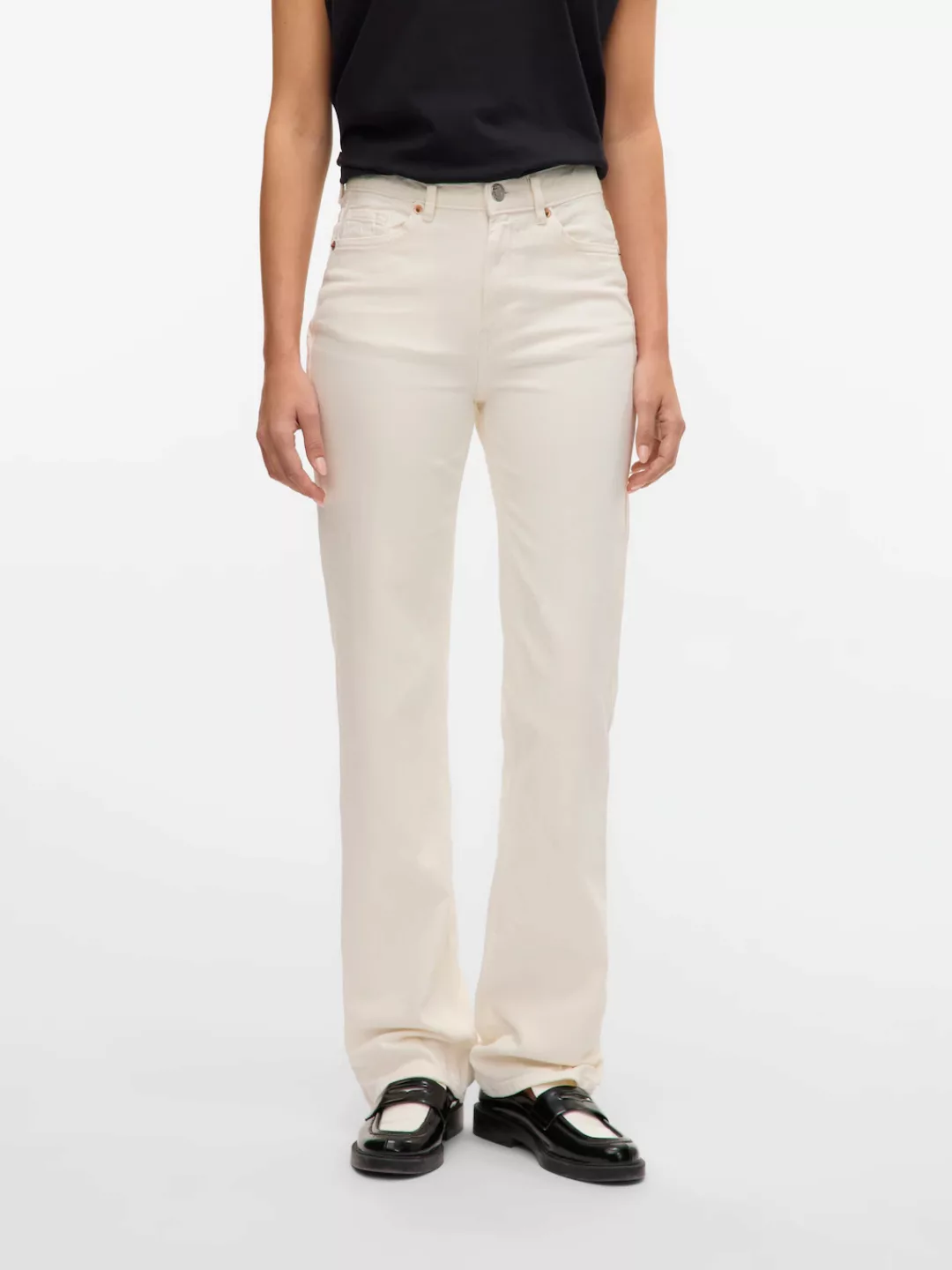 Vero Moda Straight-Jeans "VMTESSA HR STRAIGHT JEANS COLOR GA NOOS" günstig online kaufen