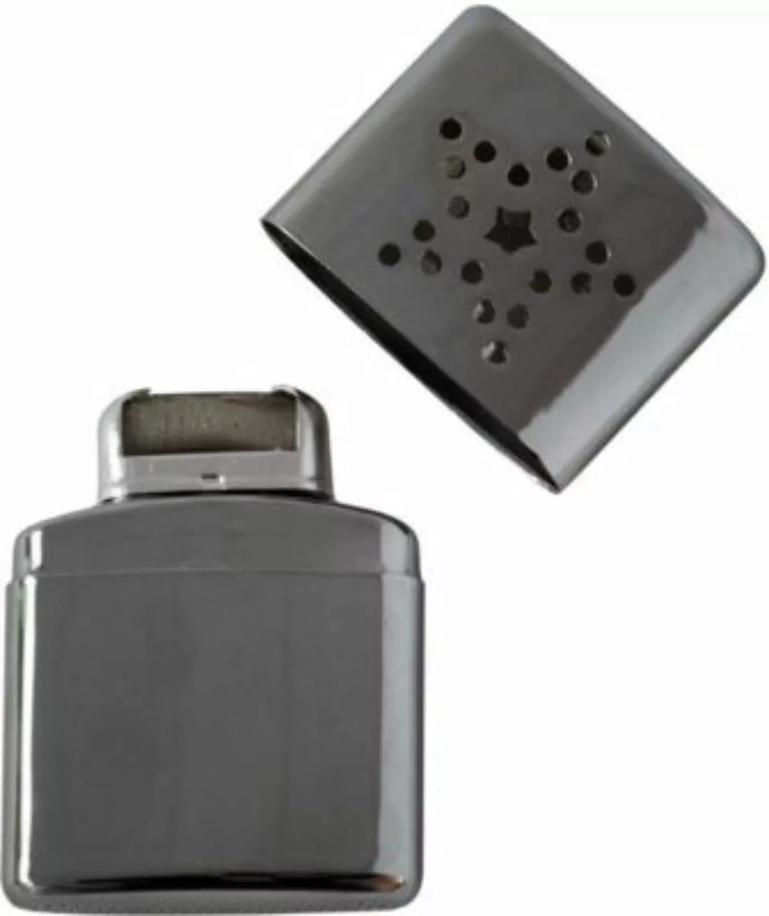 normani® Benzin-Handwärmer mit Tasche Campingzubehör silber günstig online kaufen