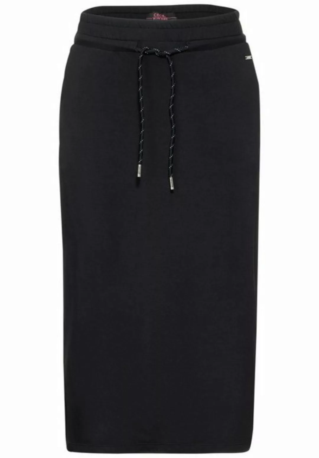 Cecil Sommerrock Jersey Midi Skirt Solid günstig online kaufen