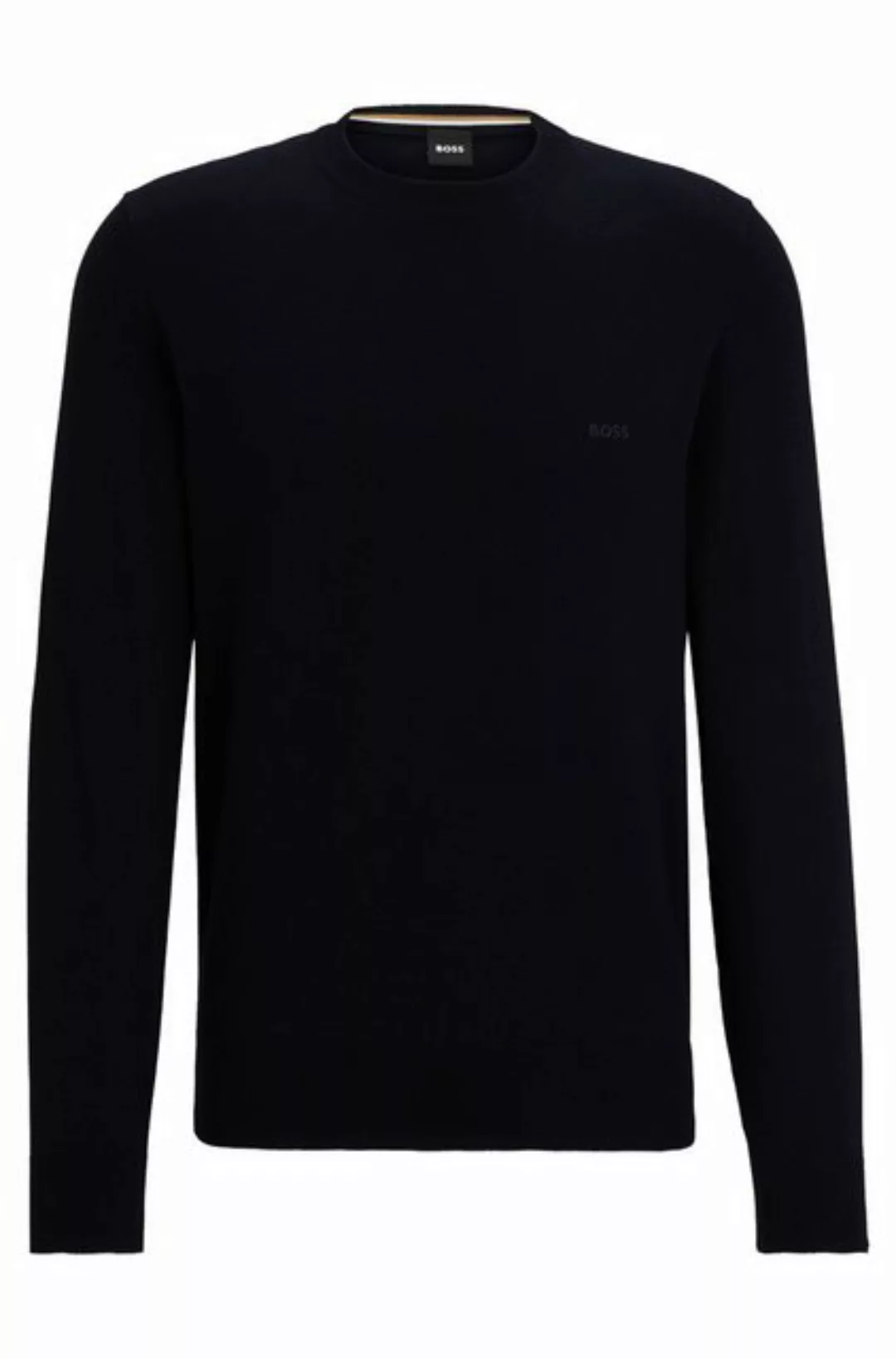 BOSS Strickpullover Pullover aus Baumwolle günstig online kaufen