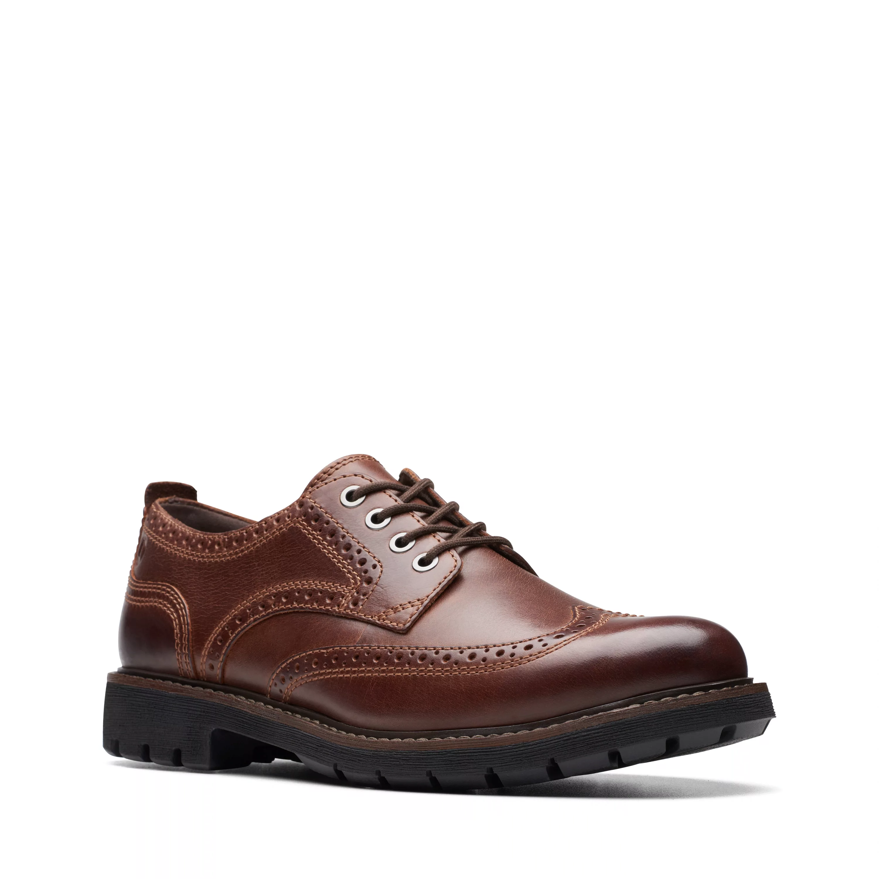 Clarks Budapester "Batcombe Far", Brogue, Schnürschuh, Business Schuh mit F günstig online kaufen