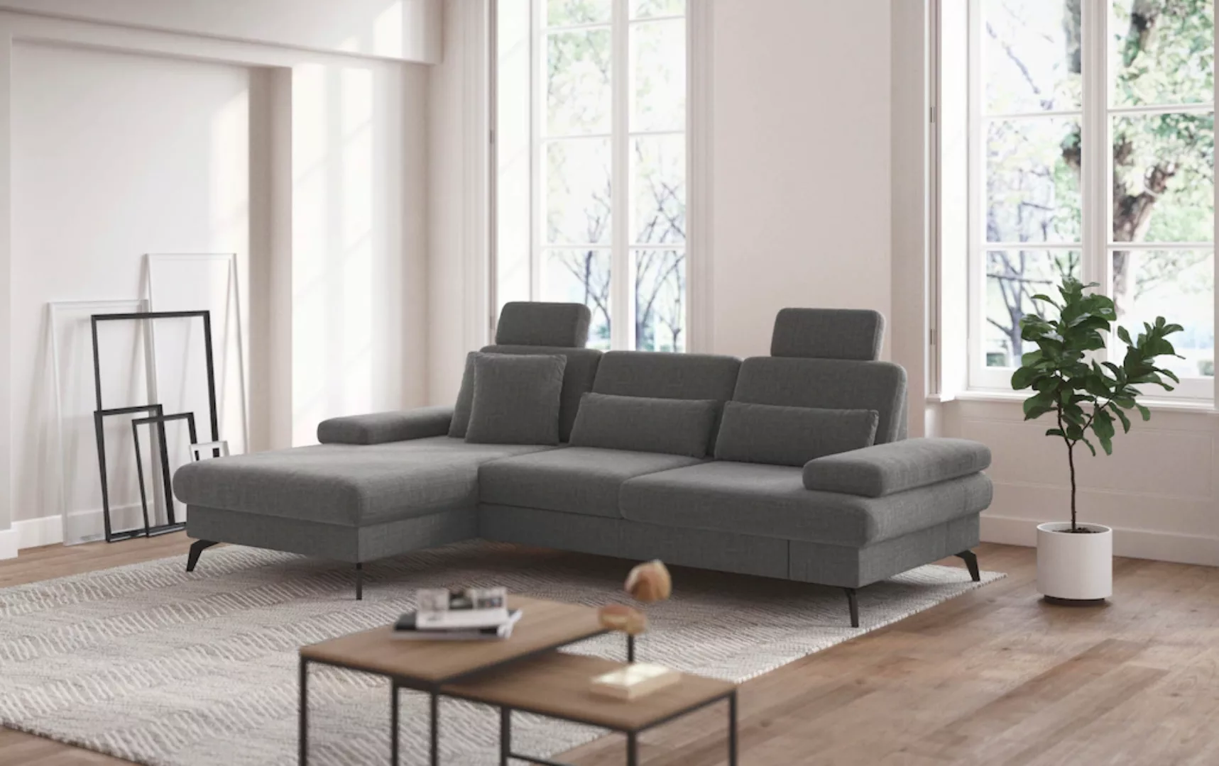 sit&more Ecksofa "Morris inkl. Sitztiefenverstellung" günstig online kaufen