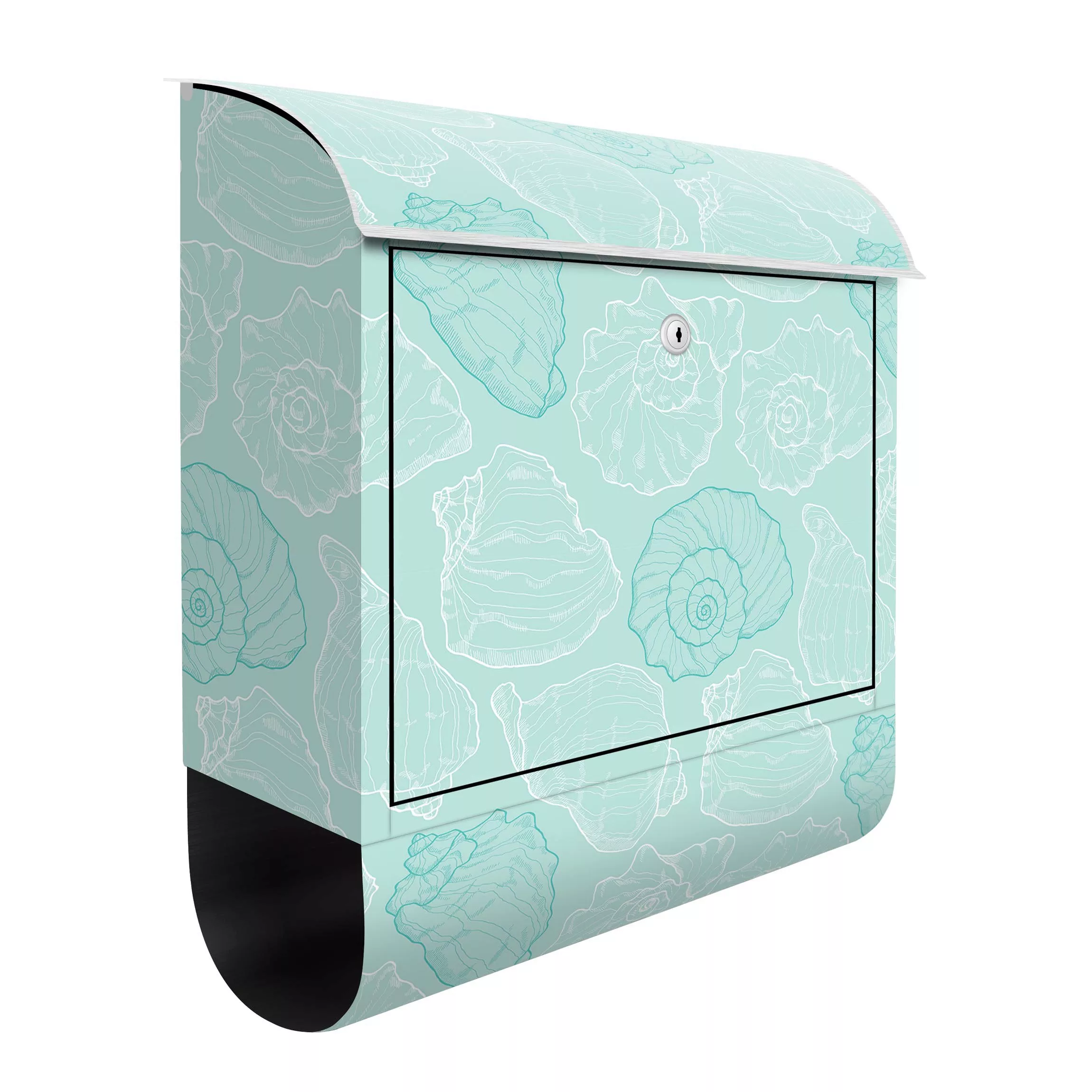 Briefkasten Mollusken Design in Pastell günstig online kaufen