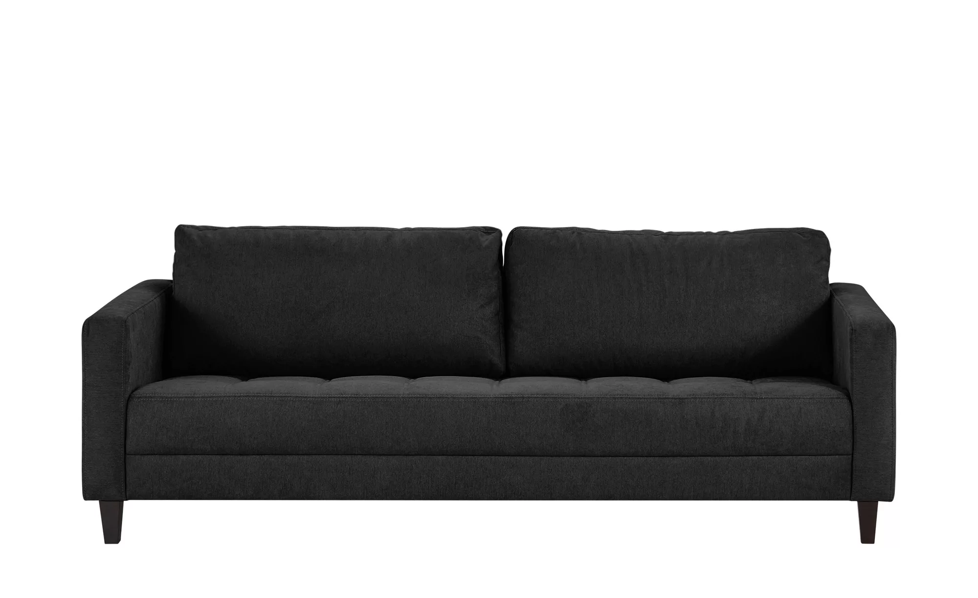 smart Sofa  Geradine - schwarz - 228 cm - 83 cm - 91 cm - Polstermöbel > So günstig online kaufen