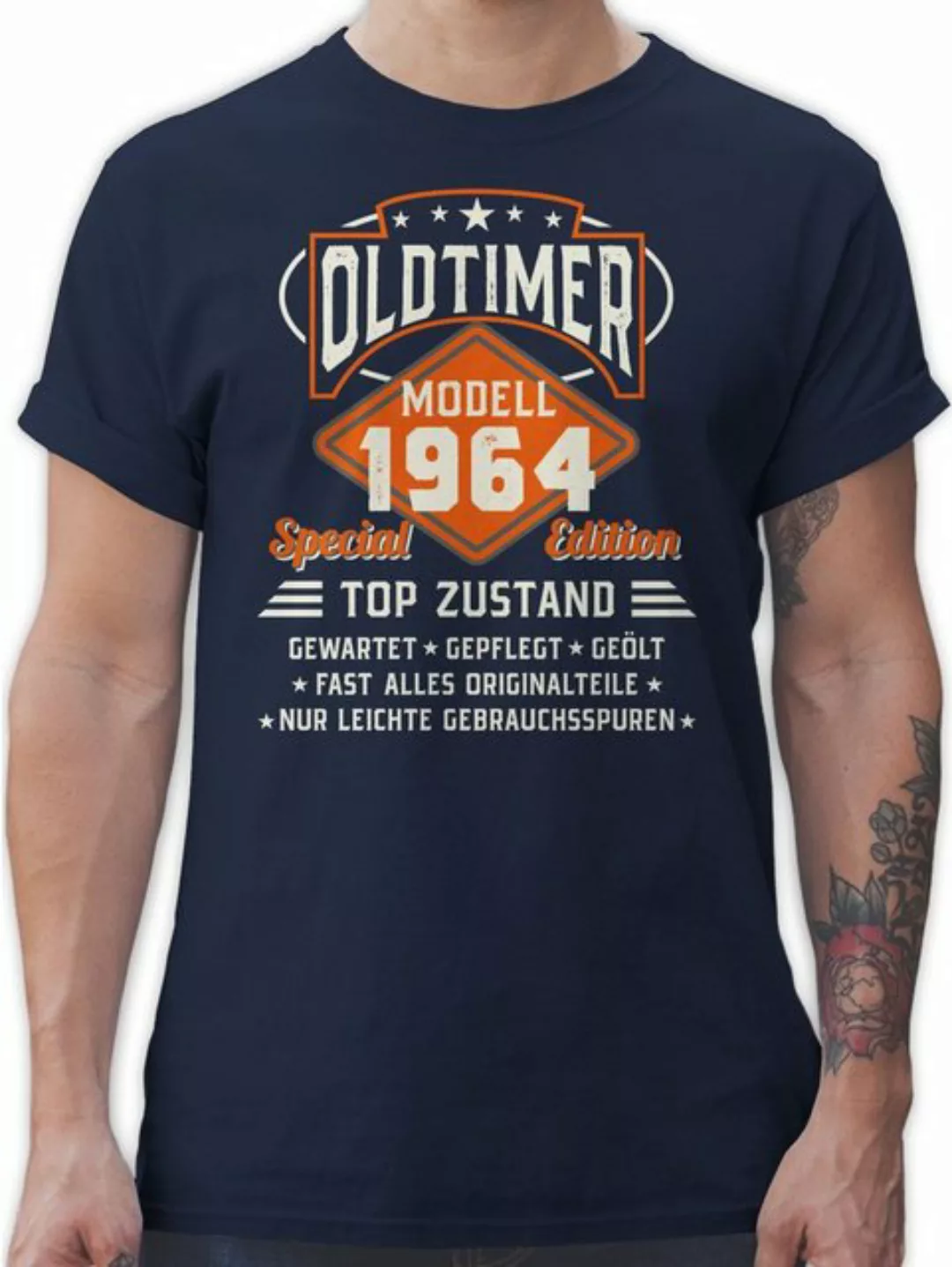 Shirtracer T-Shirt Oldtimer Modell 1964 60. Geburtstag günstig online kaufen
