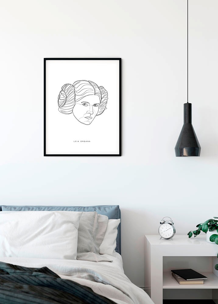 Komar Wandbild Star Wars Leia 40 x 50 cm günstig online kaufen