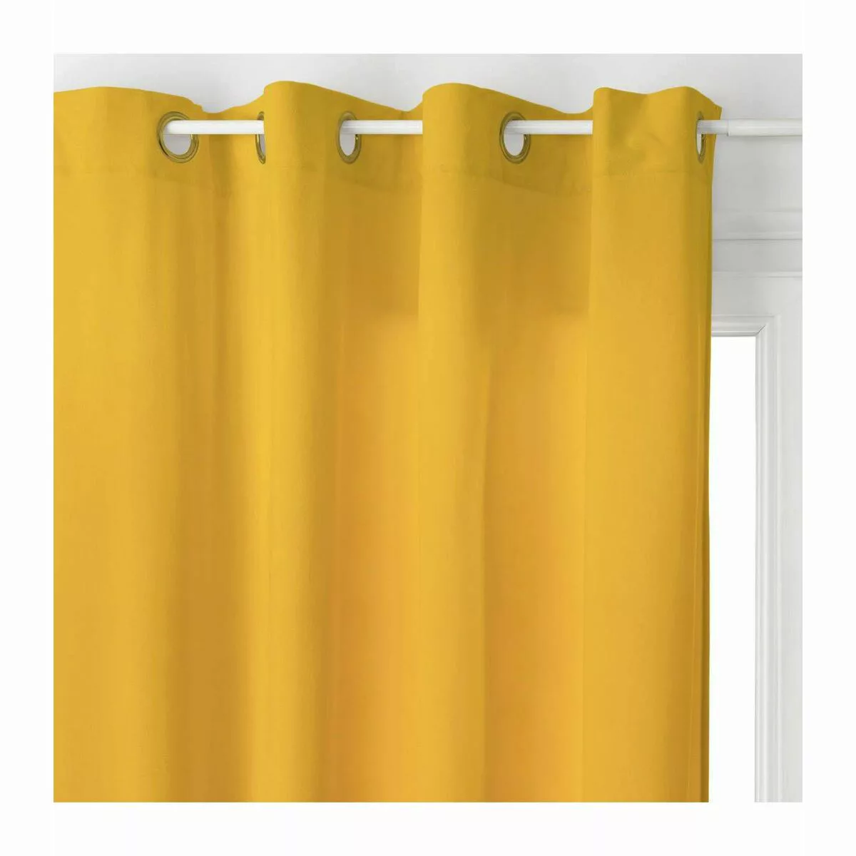 Vorhang Atmosphera Lilou Polyester Senf (140 X 260 Cm) günstig online kaufen