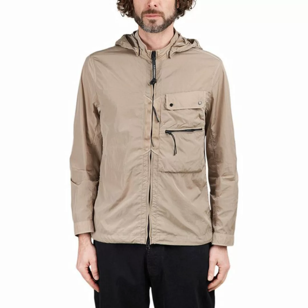 C.P. Company Sommerjacke C.P. Company Chrome-R Goggle Overshirt (Beige) günstig online kaufen