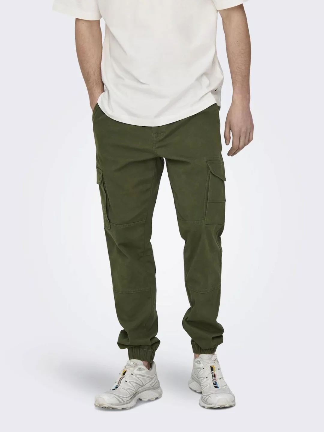 ONLY & SONS Cargohose "ONSCARTER LIFE CARGO CUFF 0013 PANT NOOS" günstig online kaufen