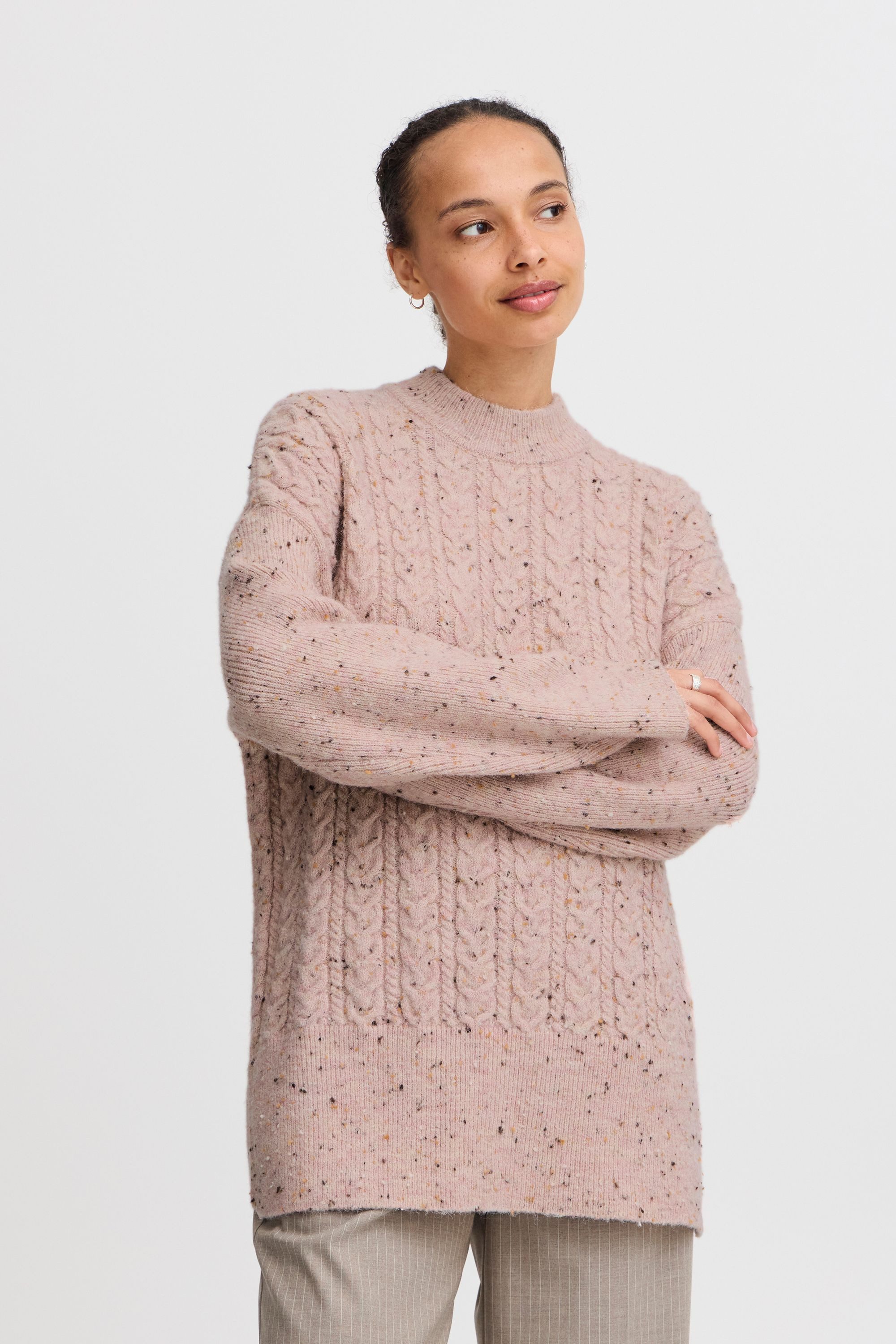 b.young Strickpullover BYNATA modischer Longpullover günstig online kaufen
