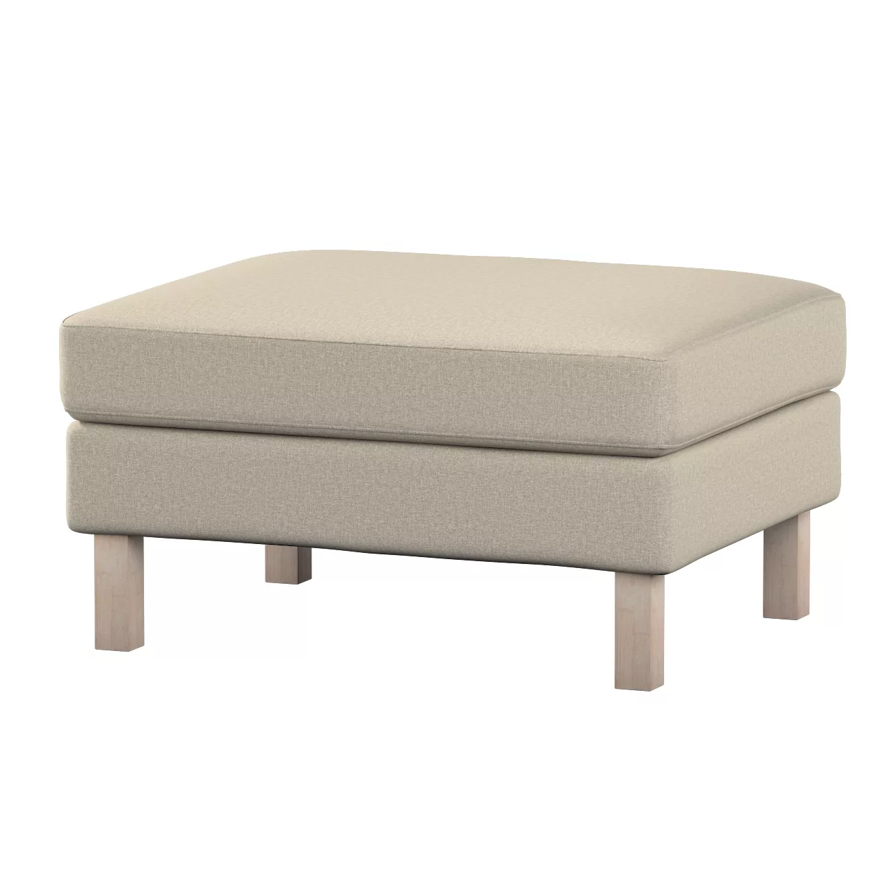 Bezug für Karlstad Hocker, grau-beige, Husse, Karstadt Hocker, Amsterdam (7 günstig online kaufen