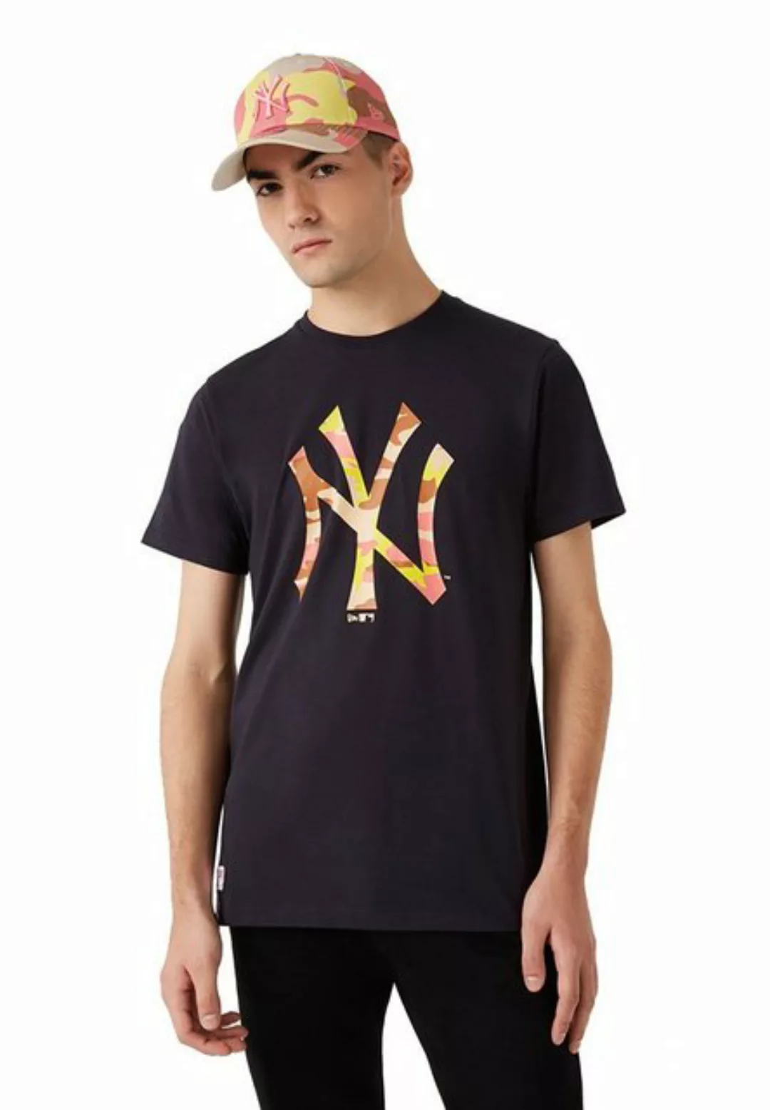 New Era T-Shirt New Era Herren T-Shirt MLB Camo Tee NY YANKEES Dunkelgrau günstig online kaufen