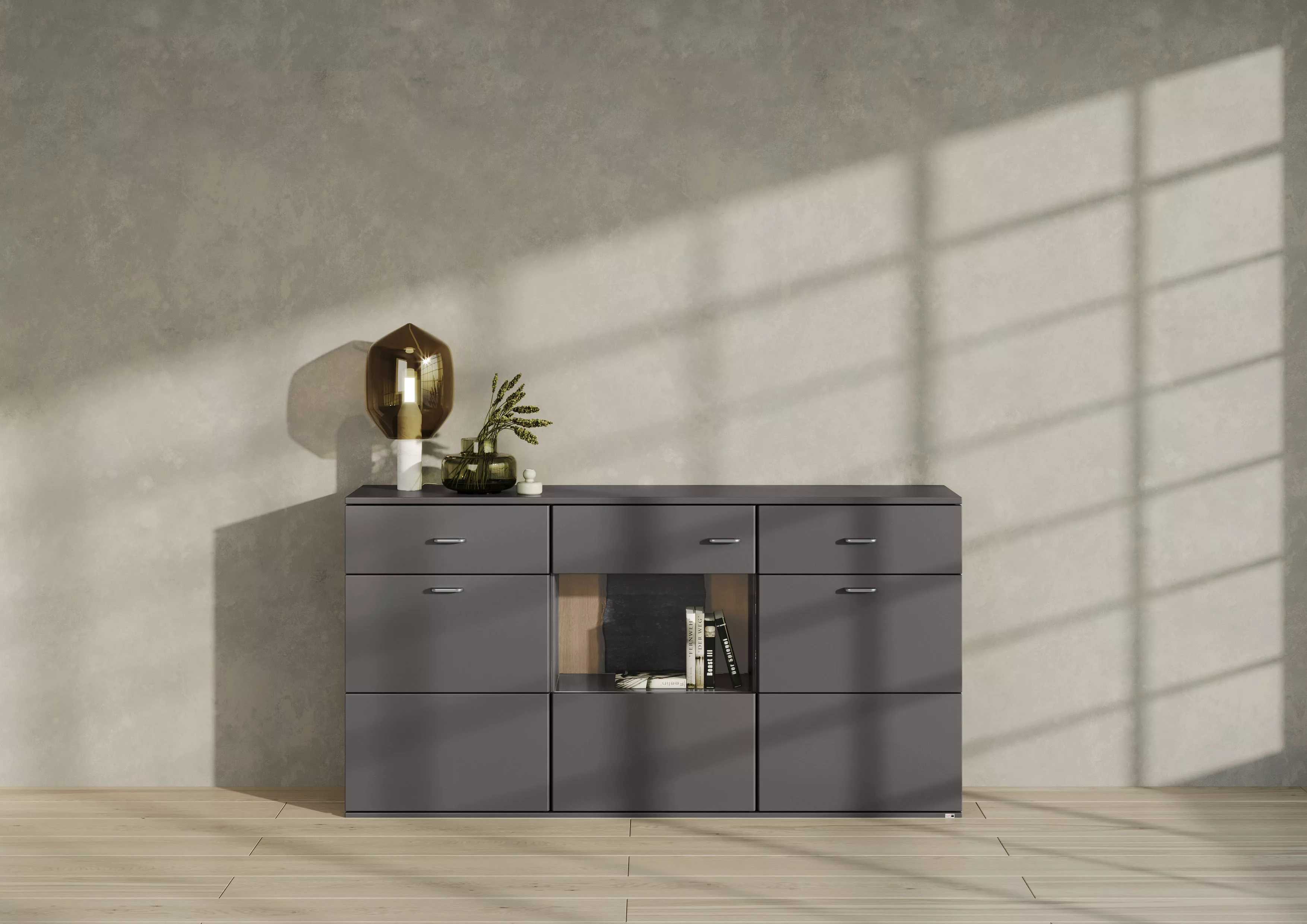 set one by Musterring Sideboard "TACOMA", Typ 53, Breite 180 cm, mit getönt günstig online kaufen