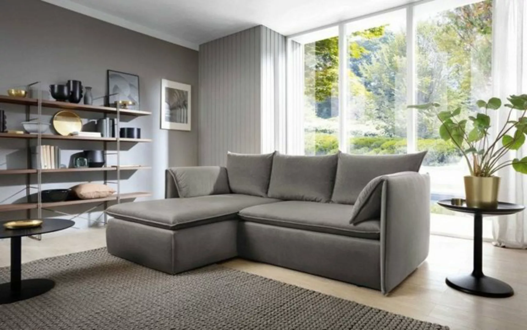 Luxusbetten24 Sofa Designer Sofa Zoe, aus echtem Samt günstig online kaufen