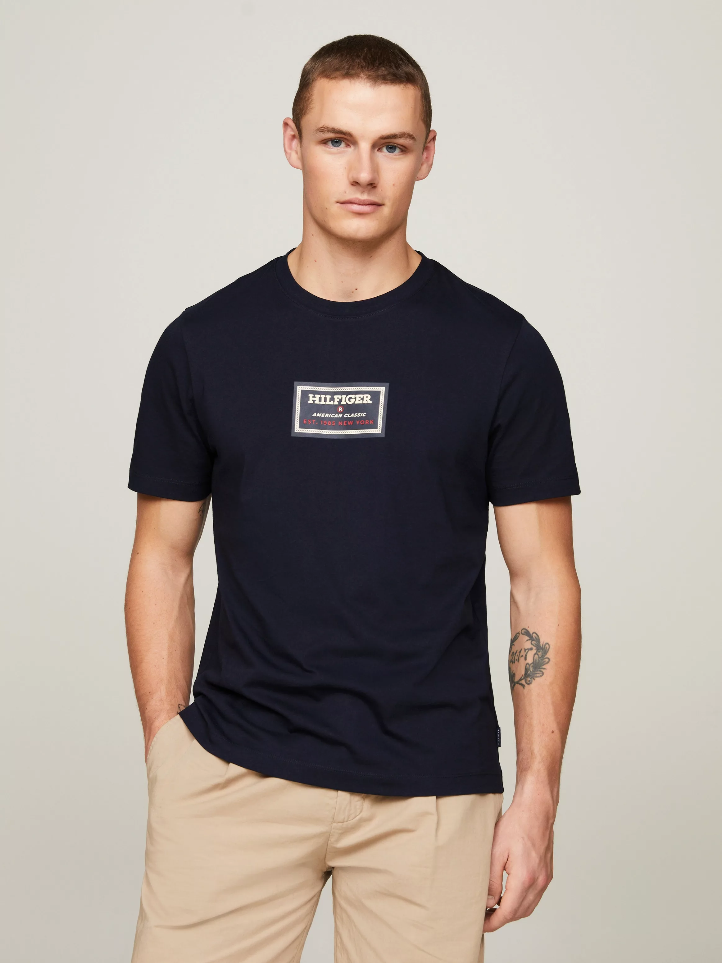 Tommy Hilfiger T-Shirt "LABEL HD PRINT TEE" günstig online kaufen