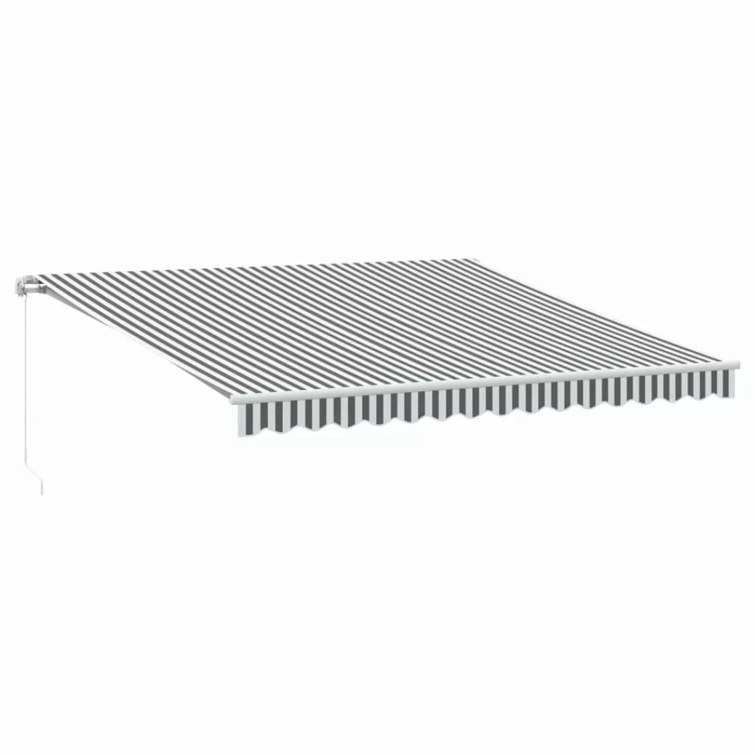 vidaXL Markise Markise Manuell Anthrazit & günstig online kaufen