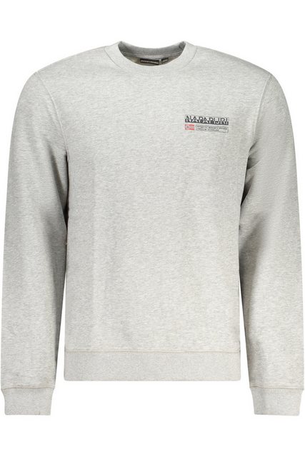 Napapijri Sweatshirt Herren Langarm-Sweatshirt Grau – Stilvoll & günstig online kaufen