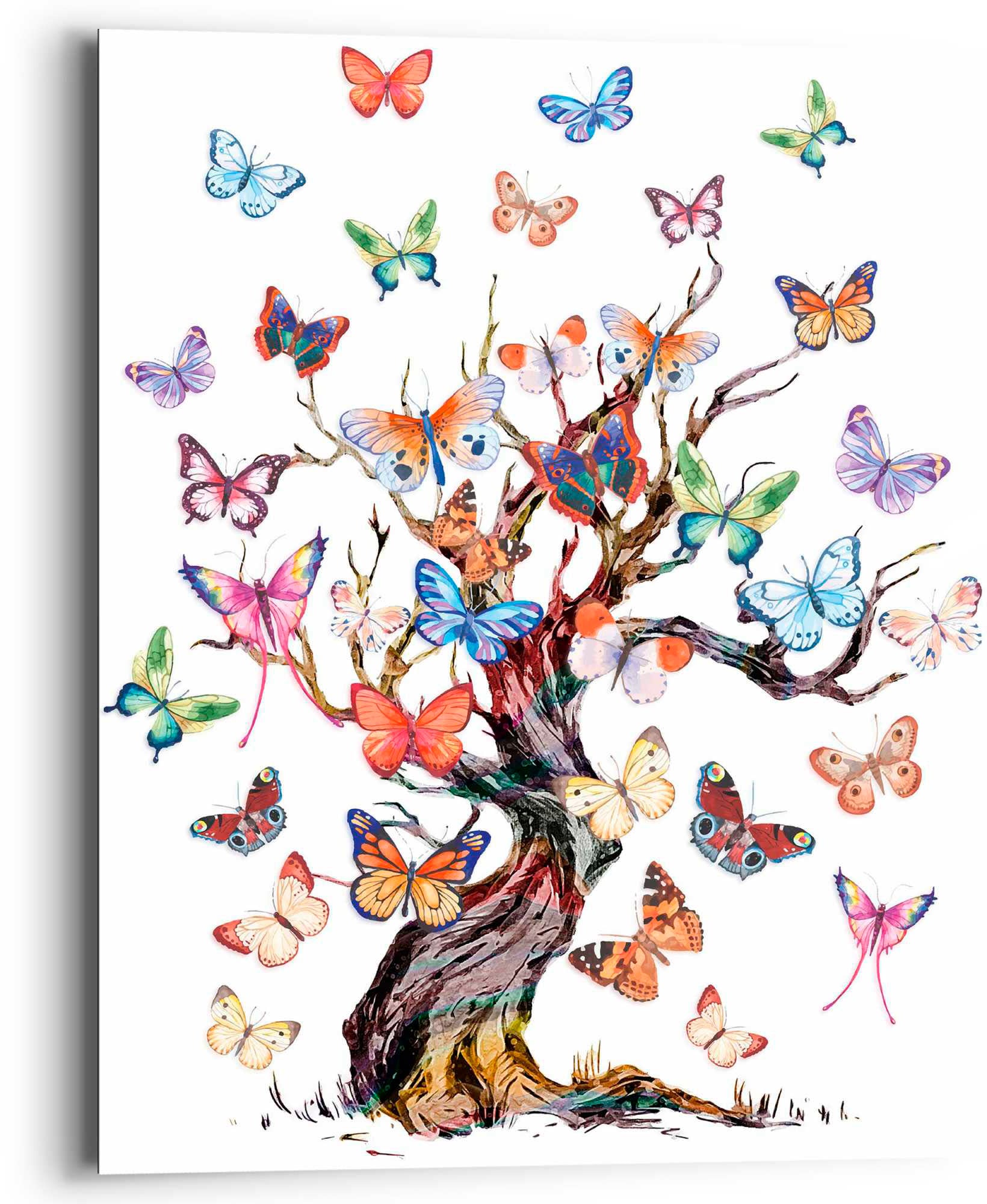 Reinders Deco-Panel "Schmetterling Baum" günstig online kaufen